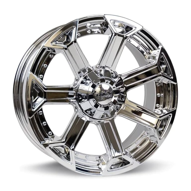 Amazon RTX Peak Custom Wheel 20x9 0 Offset 6x139 7 Bolt Pattern 87 1mm Hub Chrome Rim Automotive