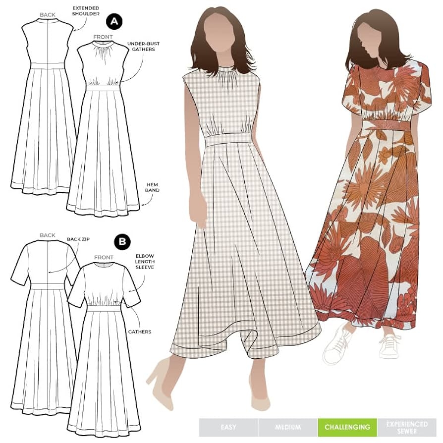 Amazon Style Arc Sewing Pattern Trinnie Woven Dress Sizes 10 22 Arts Crafts Sewing Amazon Style Arc Sewing Pattern Trinnie Woven Dress Sizes 10 22 Arts Crafts Sewing