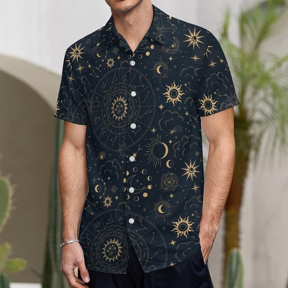 Amazon Sun Moon Magic Eyes Clouds Stars Mens Short Sleeve Button Down Shirt Dress Shirts For Men Business Casual 2XS Clothing Shoes Jewelry Amazon Sun Moon Magic Eyes Clouds Stars Mens Short Sleeve Button Down Shirt Dress Shirts For Men Business Casual 2XS Clothing Shoes Jewelry