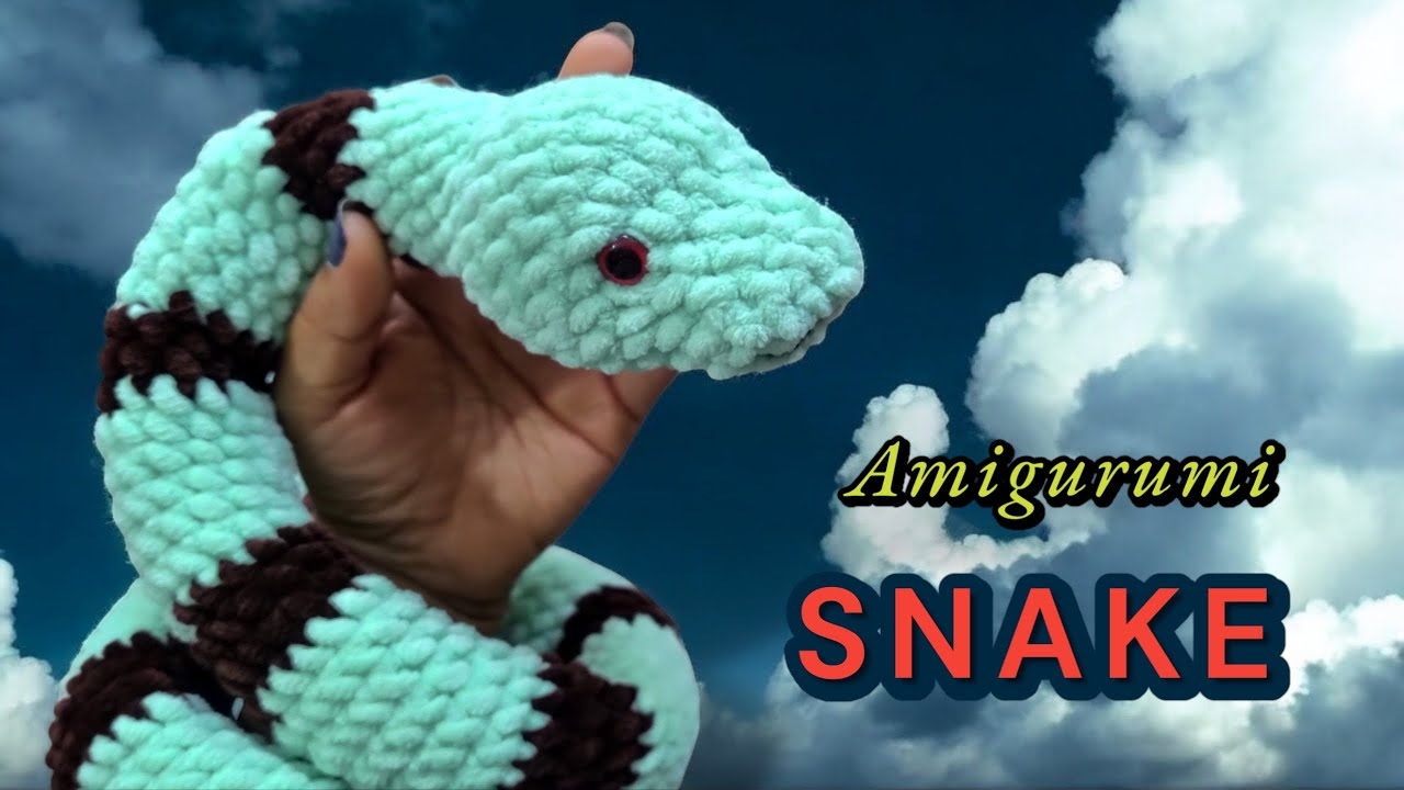 Amigurumi Snake Tutorial Free Pattern Halloween Crochet Step by Step Guide For Beginners YouTube Amigurumi Snake Tutorial Free Pattern Halloween Crochet Step by Step Guide For Beginners YouTube