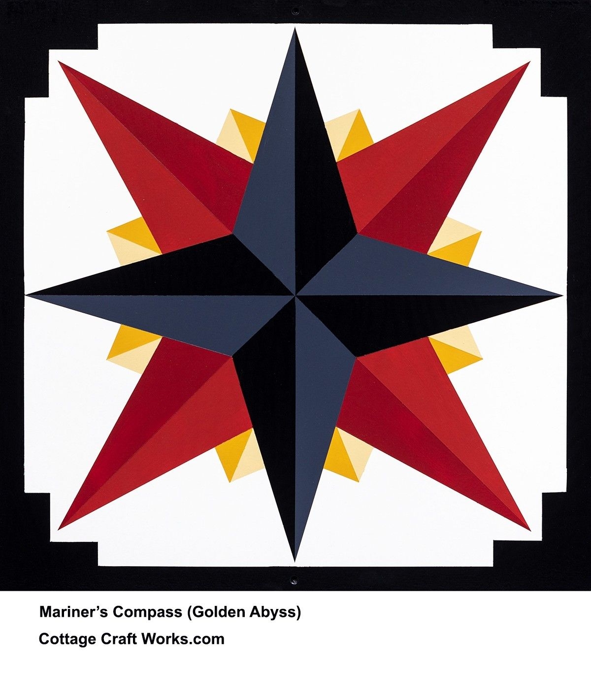 Amish Hand painted Mariner s Compass Barn Quilt Amish Hand painted Mariner s Compass Barn Quilt