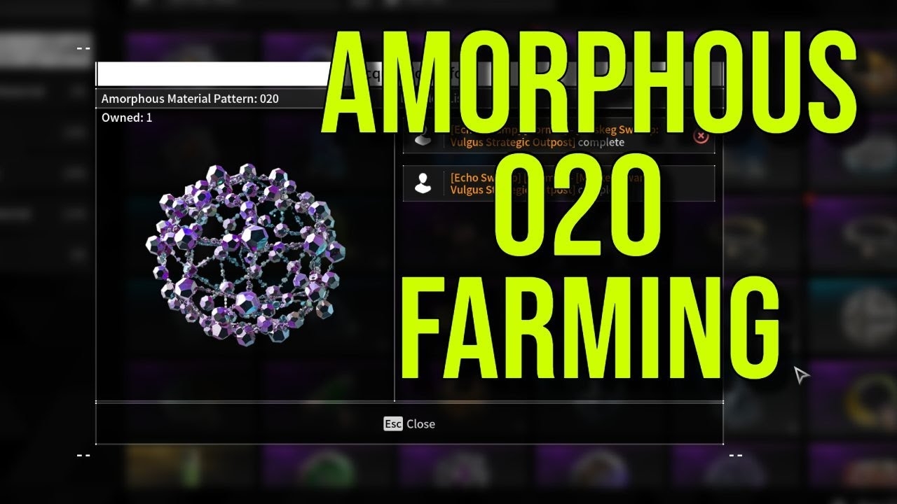 Amorphous 020 Farming The First Descendant YouTube Amorphous 020 Farming The First Descendant YouTube