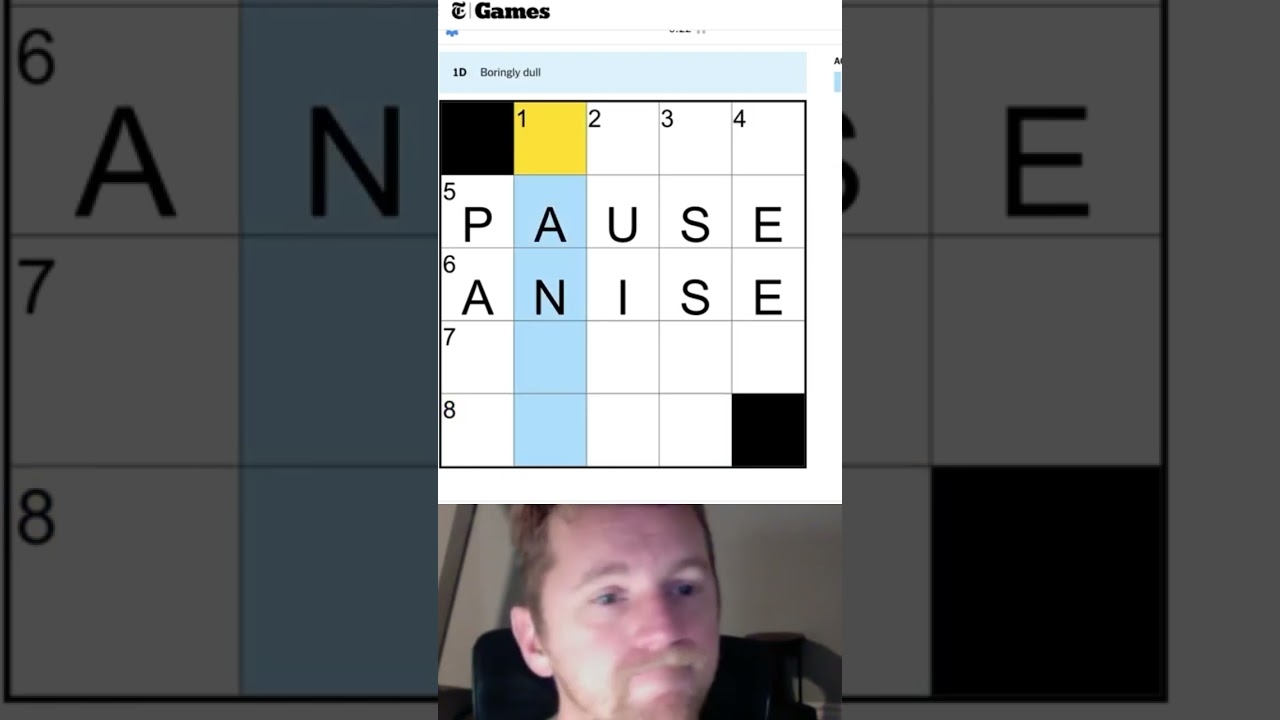 ANISE PUZZLE NYT Mini Crossword For November 8 2024 daily minicrossword shorts wordgames YouTube ANISE PUZZLE NYT Mini Crossword For November 8 2024 daily minicrossword shorts wordgames YouTube