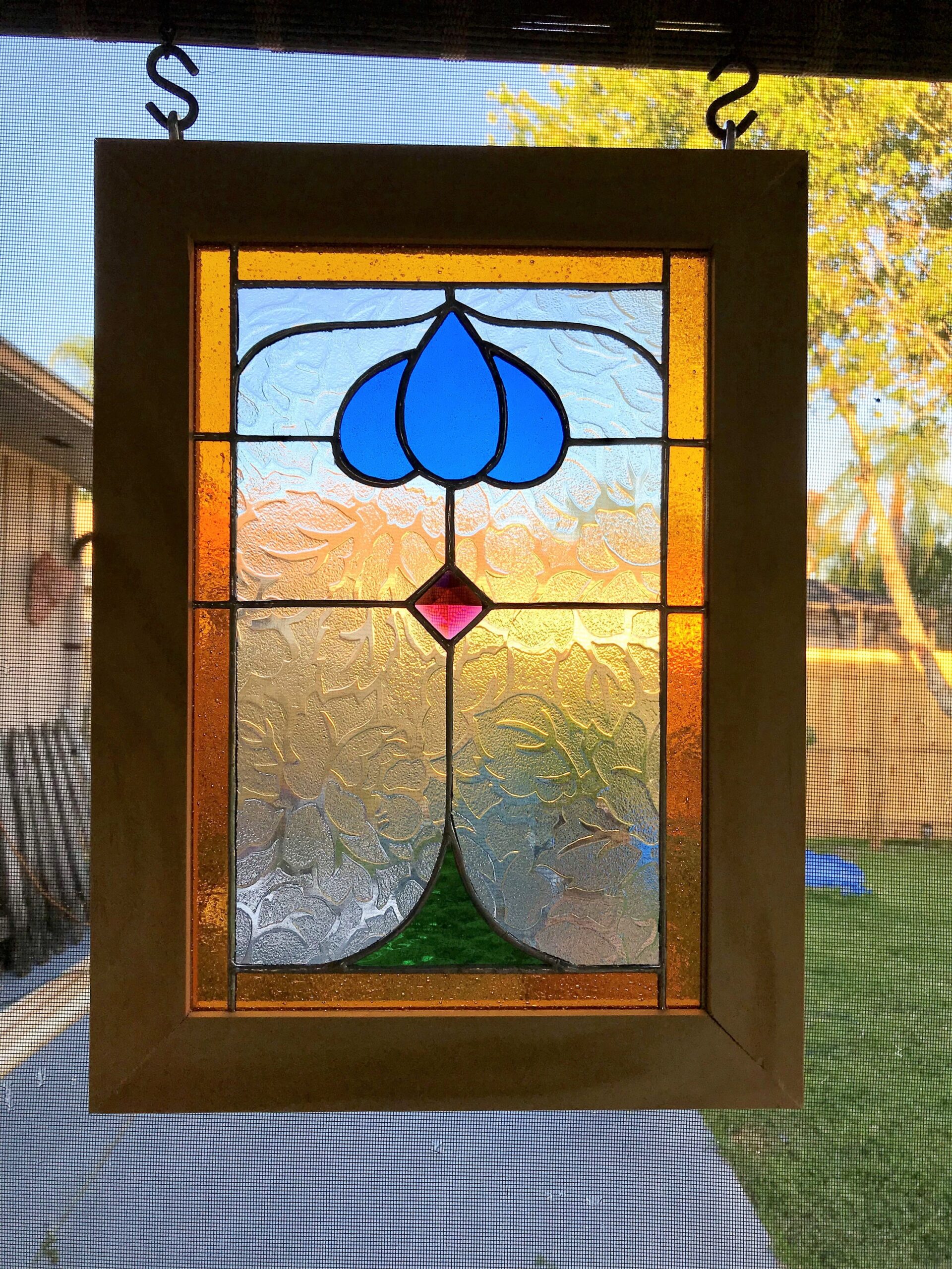 Antique Stained Glass Window Etsy Antique Stained Glass Window Etsy