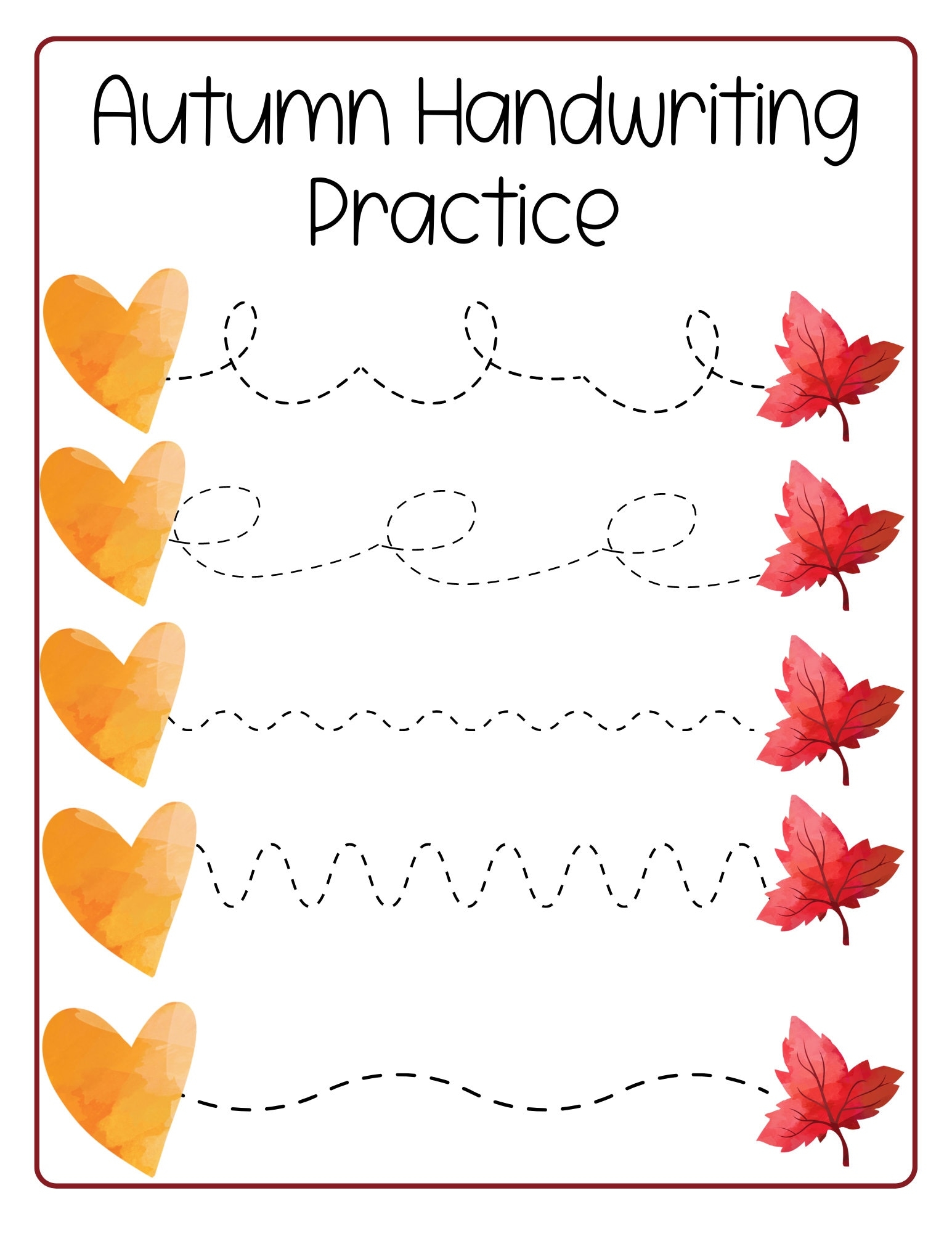 fall worksheets for preschool fall worksheets for preschool