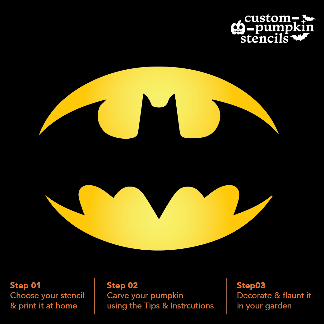 Bat Signal Pumpkin Carving Stencil Batman Bat Signal Pumpkin Carving Stencil Batman
