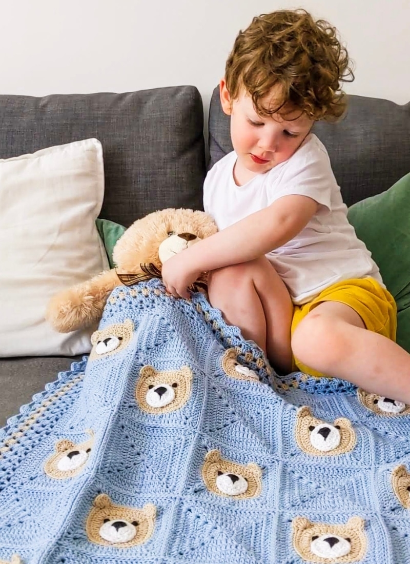Bear Crochet Baby Blanket Cute Easy Tutorial Maisie And Ruth Bear Crochet Baby Blanket Cute Easy Tutorial Maisie And Ruth