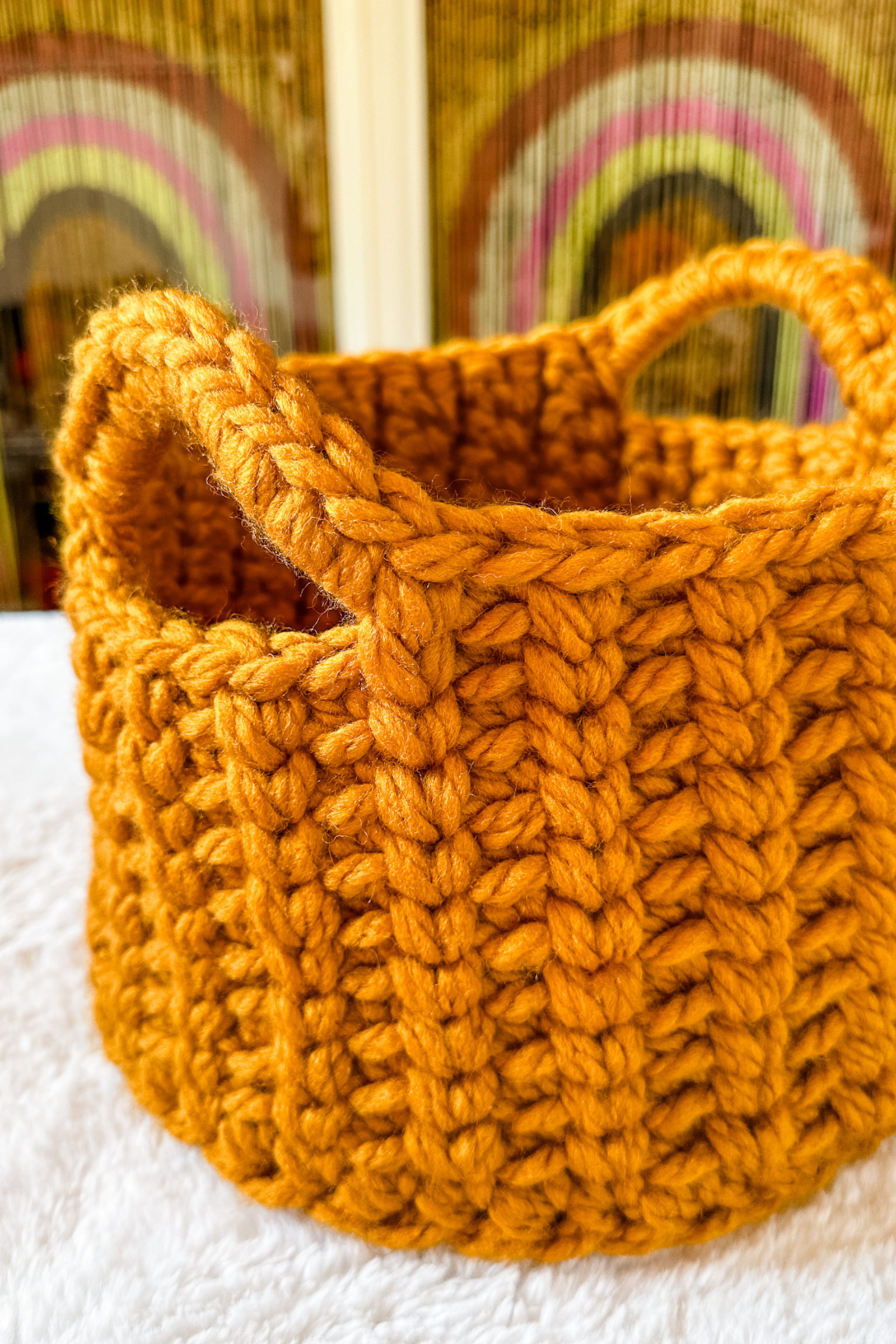 Beginner Chunky Round Crochet Basket Pattern TL Yarn Crafts Beginner Chunky Round Crochet Basket Pattern TL Yarn Crafts