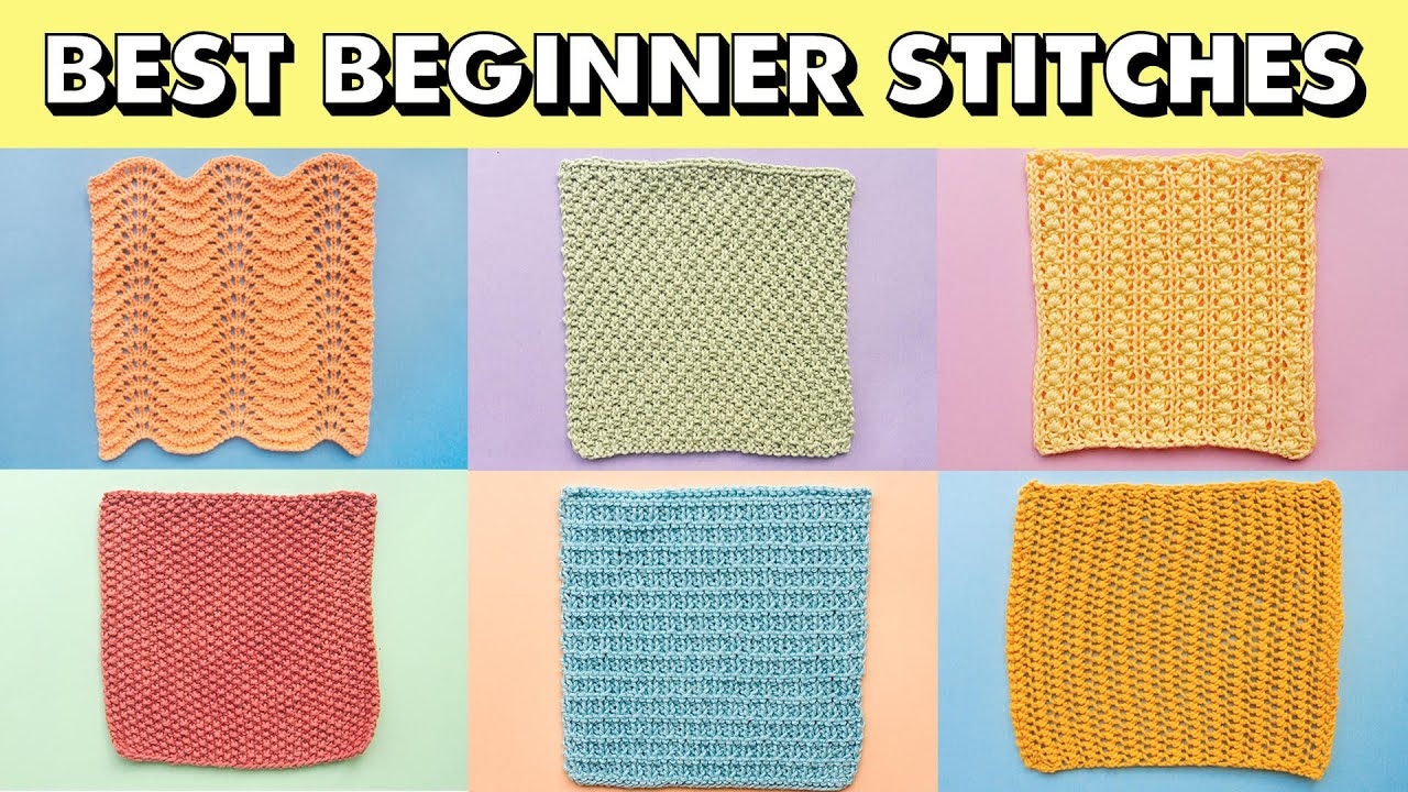 BEST KNIT STITCH PATTERNS For Beginners YouTube BEST KNIT STITCH PATTERNS For Beginners YouTube
