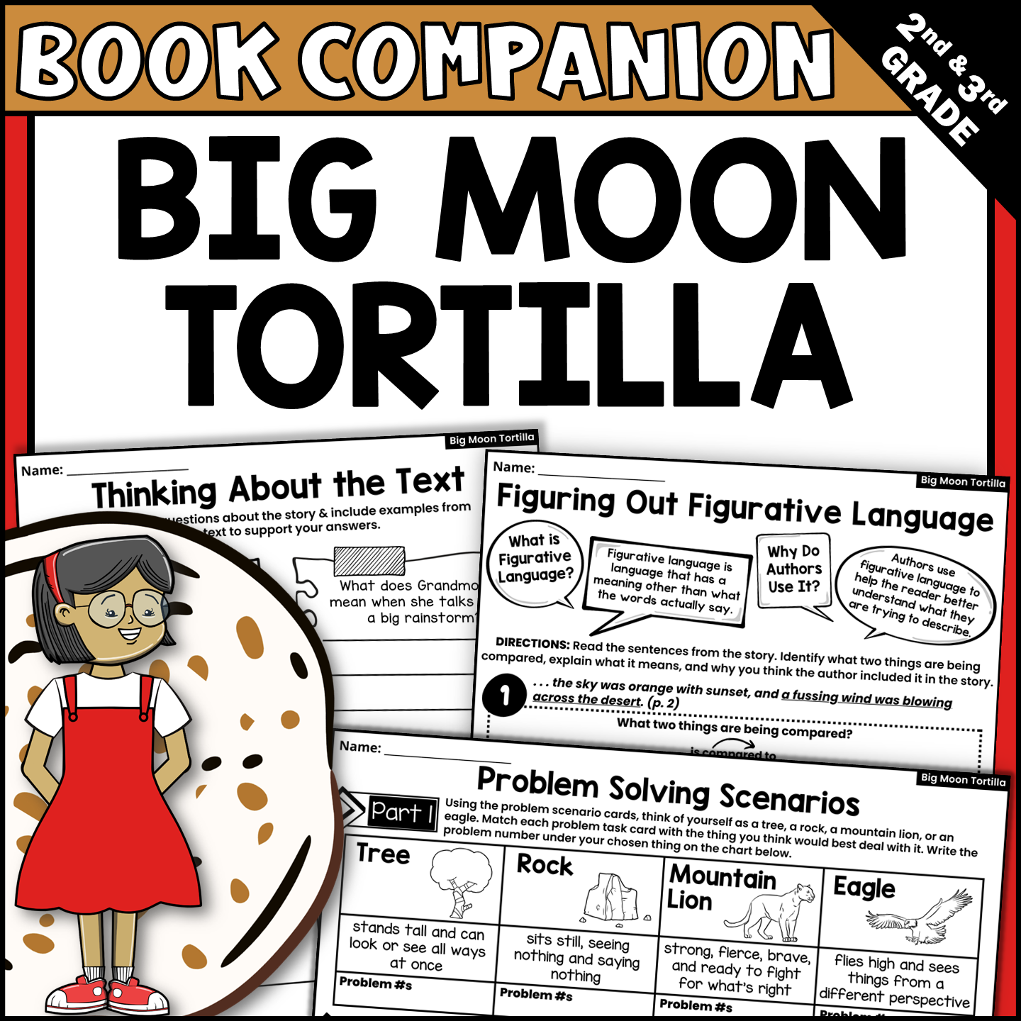 Big Moon Tortilla Interactive Read Aloud Activities And Book Companion Made By Teachers