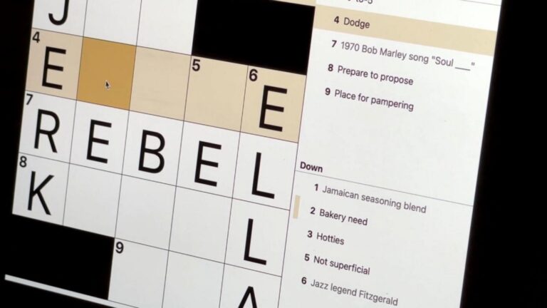 Black Crossword Offers Entertaining Clues On The Black Diaspora Good Morning America