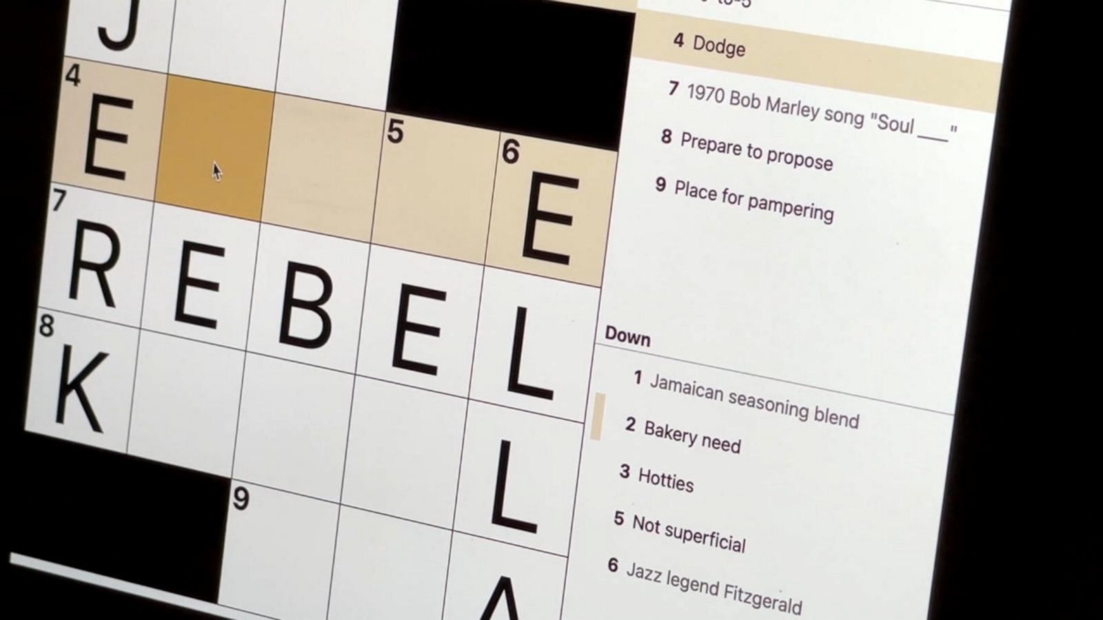 Black Crossword Offers Entertaining Clues On The Black Diaspora Good Morning America