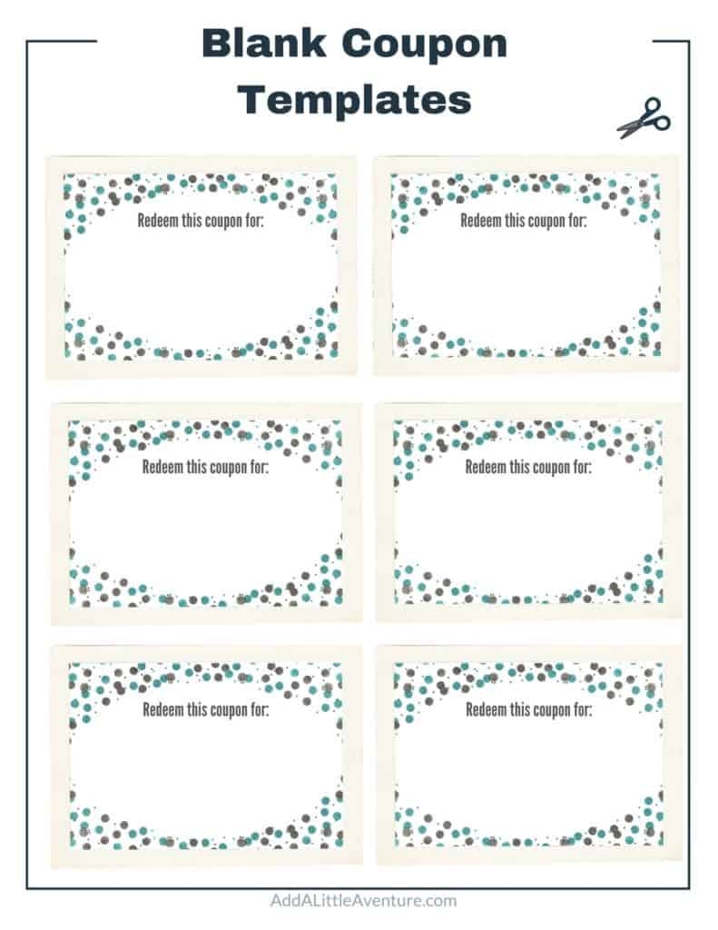 free printable coupon template pdf free printable coupon template pdf