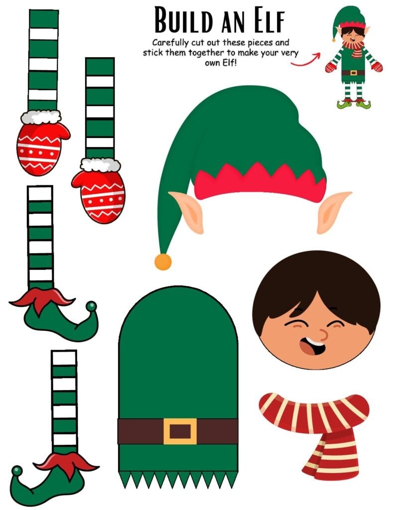 free printable elf template for photo free printable elf template for photo