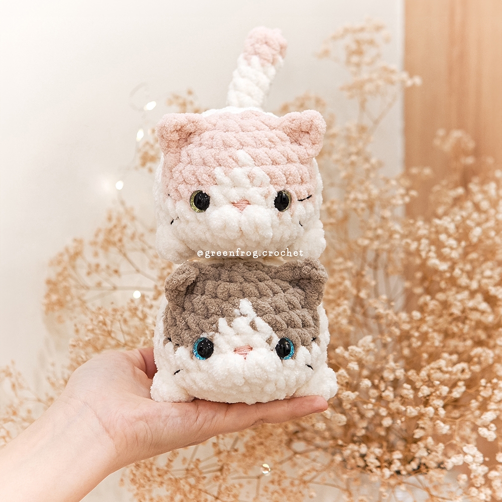 Bundle 6 In 1 Lazy Cats Pattern No Sew Patterns Green Frog Bundle 6 In 1 Lazy Cats Pattern No Sew Patterns Green Frog