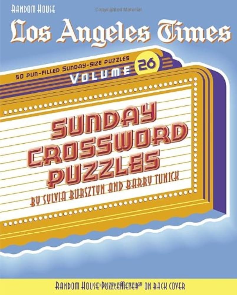 sunday los angeles times crossword puzzle sunday los angeles times crossword puzzle