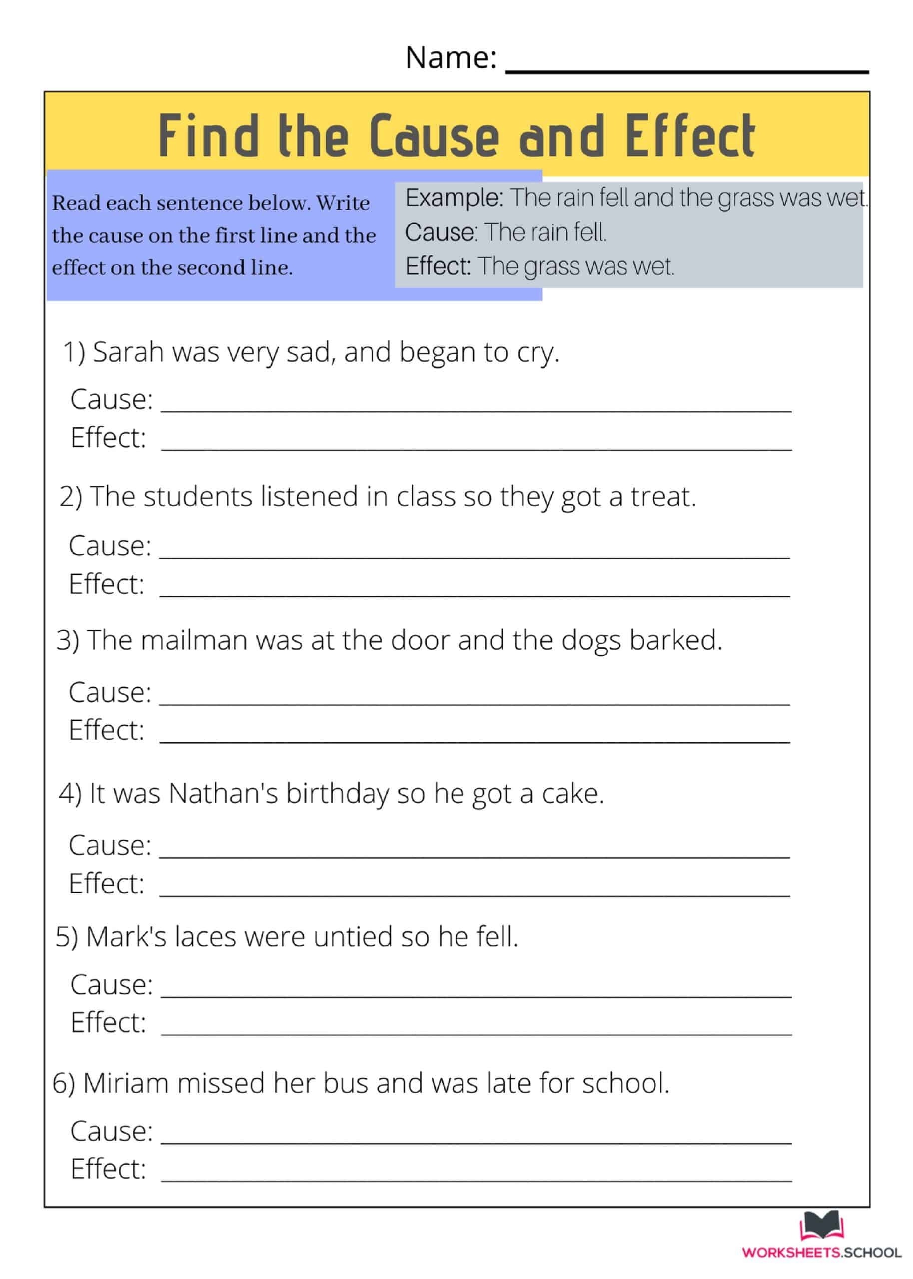 Cause And Effect Worksheets For Grade 1 K5 Learning Worksheets Library Cause And Effect Worksheets For Grade 1 K5 Learning Worksheets Library