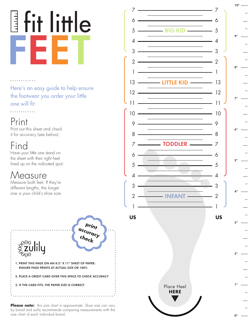 Children s Shoe Size Measurement Chart Clearance Children s Shoe Size Measurement Chart Clearance