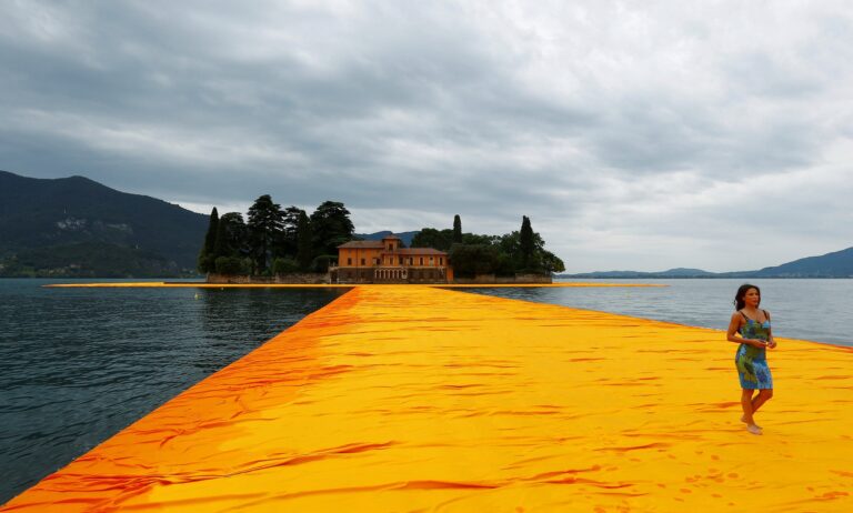 Christo s Newest Project Walking On Water The New York Times