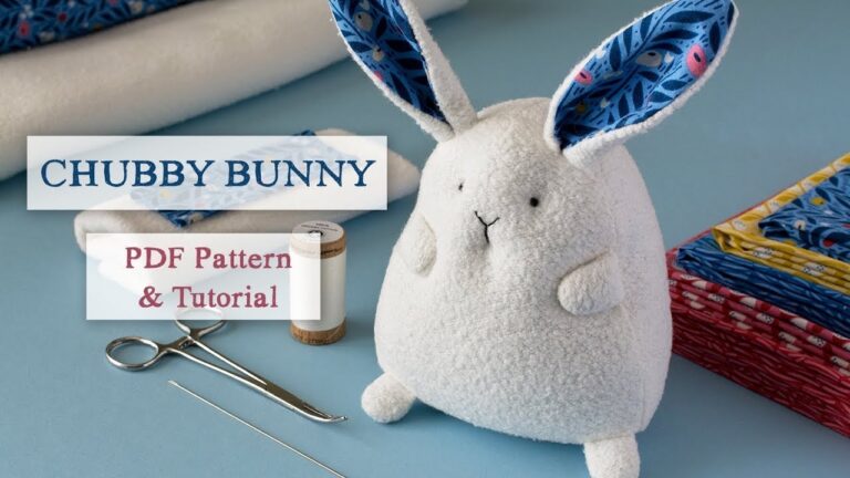 Chubby Bunny Sewing Pattern And Kits Fluffmonger 