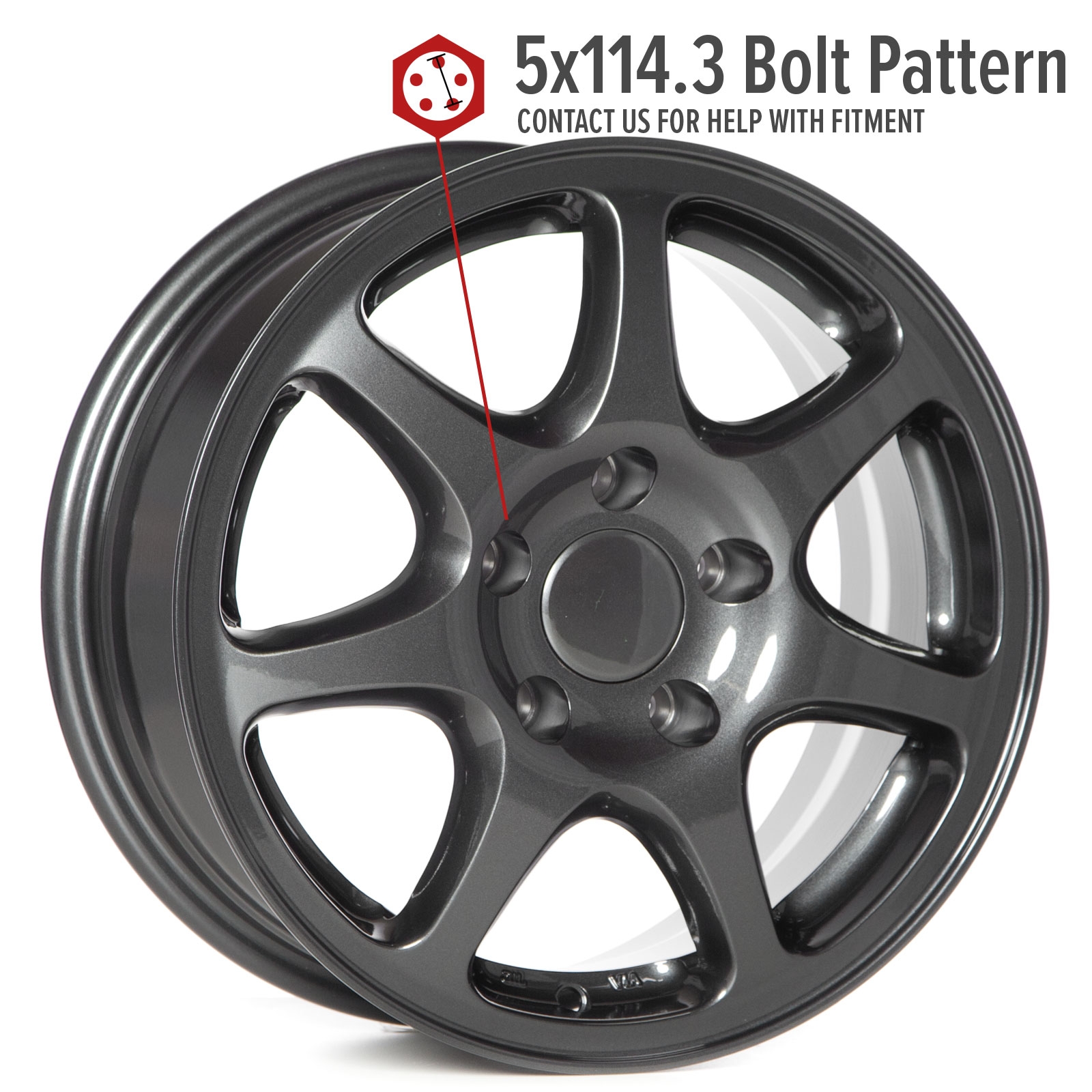 Circuit Performance Wheels CP42 15x7 5x114 3 Gloss Gun Metal Rims Et35 Circuit Performance Wheels CP42 15x7 5x114 3 Gloss Gun Metal Rims Et35