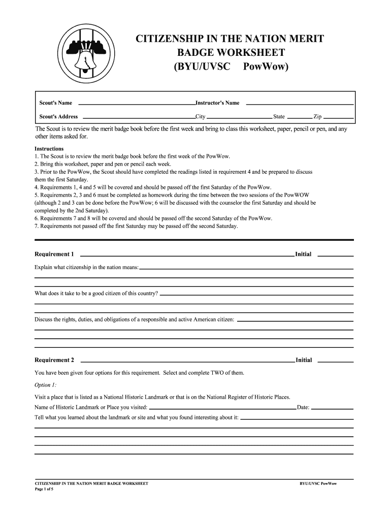 Citizenship In Society Merit Badge Worksheet Fill Out Sign Online DocHub Citizenship In Society Merit Badge Worksheet Fill Out Sign Online DocHub