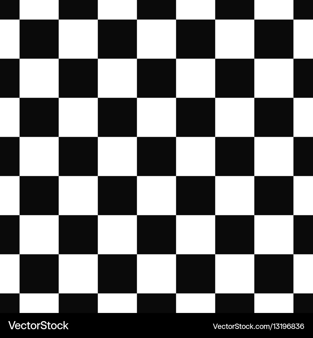 Classic Black And White Checkerboard Pattern Vector Image Classic Black And White Checkerboard Pattern Vector Image