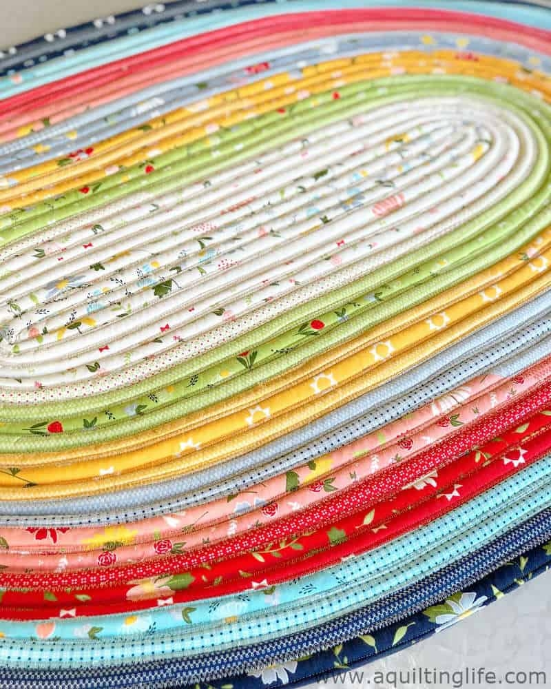 Clover Hollow Jelly Roll Rug Project A Quilting Life