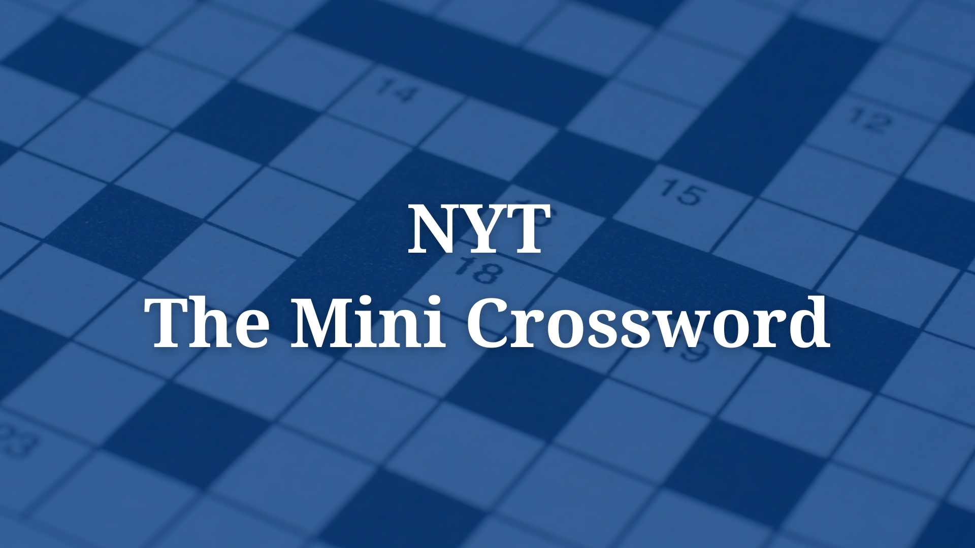 Cobs And Cygnets NYT Mini Crossword Clue Answer And Hints BinaryTides
