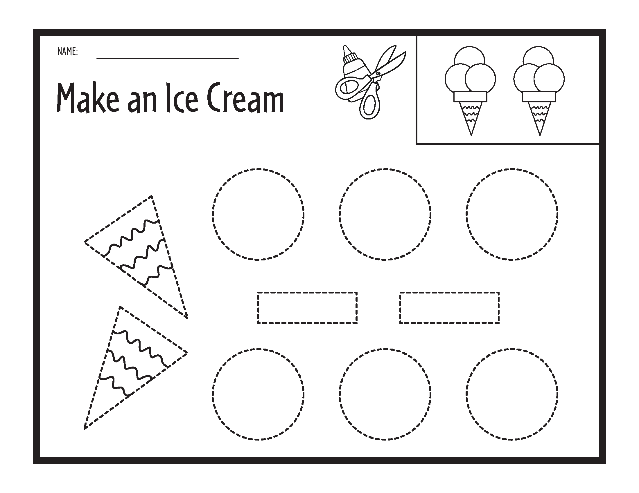 Color Cut And Glue Pages Gift Of Curiosity Color Cut And Glue Pages Gift Of Curiosity