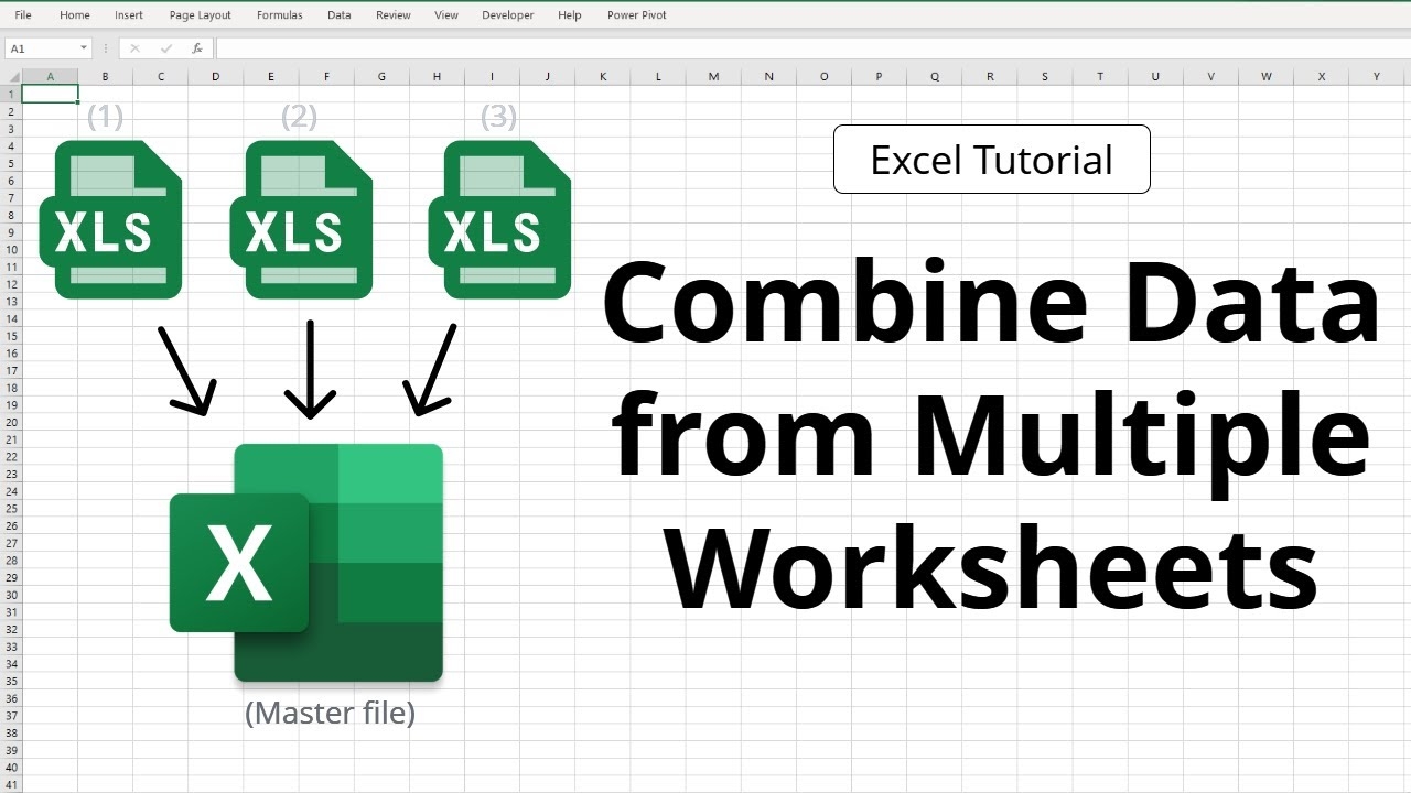 Combine Data From Multiple Worksheets Into ONE Sheets Excel Tutorial YouTube Combine Data From Multiple Worksheets Into ONE Sheets Excel Tutorial YouTube