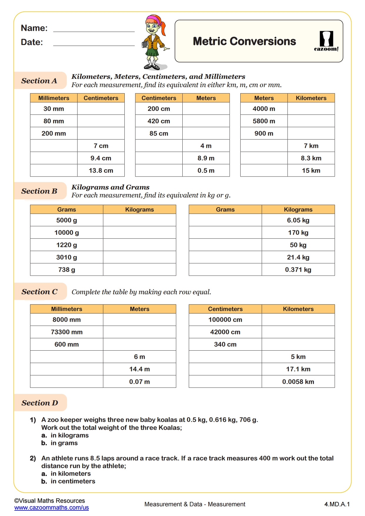 Converting Units Area Worksheet Fun And Engaging 5th Grade And 7th Grade Measurement Data Worksheet Cazoom Math Converting Units Area Worksheet Fun And Engaging 5th Grade And 7th Grade Measurement Data Worksheet Cazoom Math