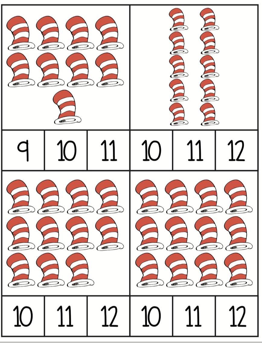 dr seuss worksheets preschool