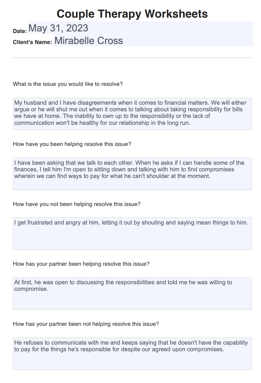 Couples Counseling Worksheets Worksheets Library Couples Counseling Worksheets Worksheets Library