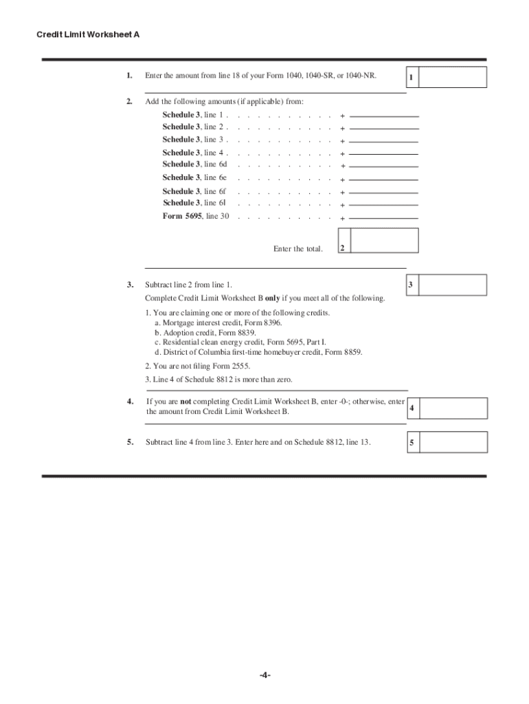 Credit Limit Worksheet A Fill Out Sign Online DocHub Credit Limit Worksheet A Fill Out Sign Online DocHub