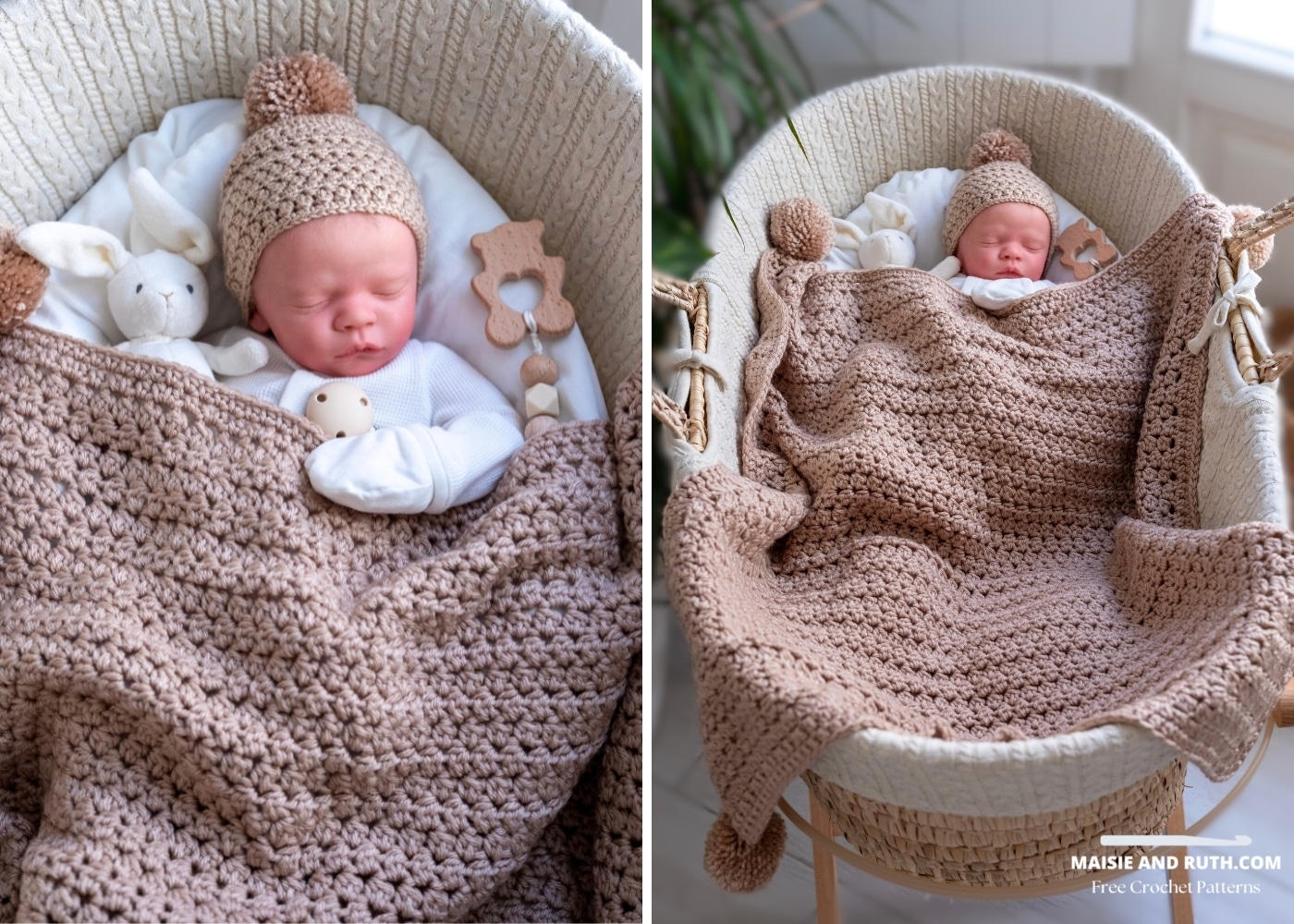 Crochet An Easy Baby Blanket Free Pattern Maisie And Ruth Crochet An Easy Baby Blanket Free Pattern Maisie And Ruth
