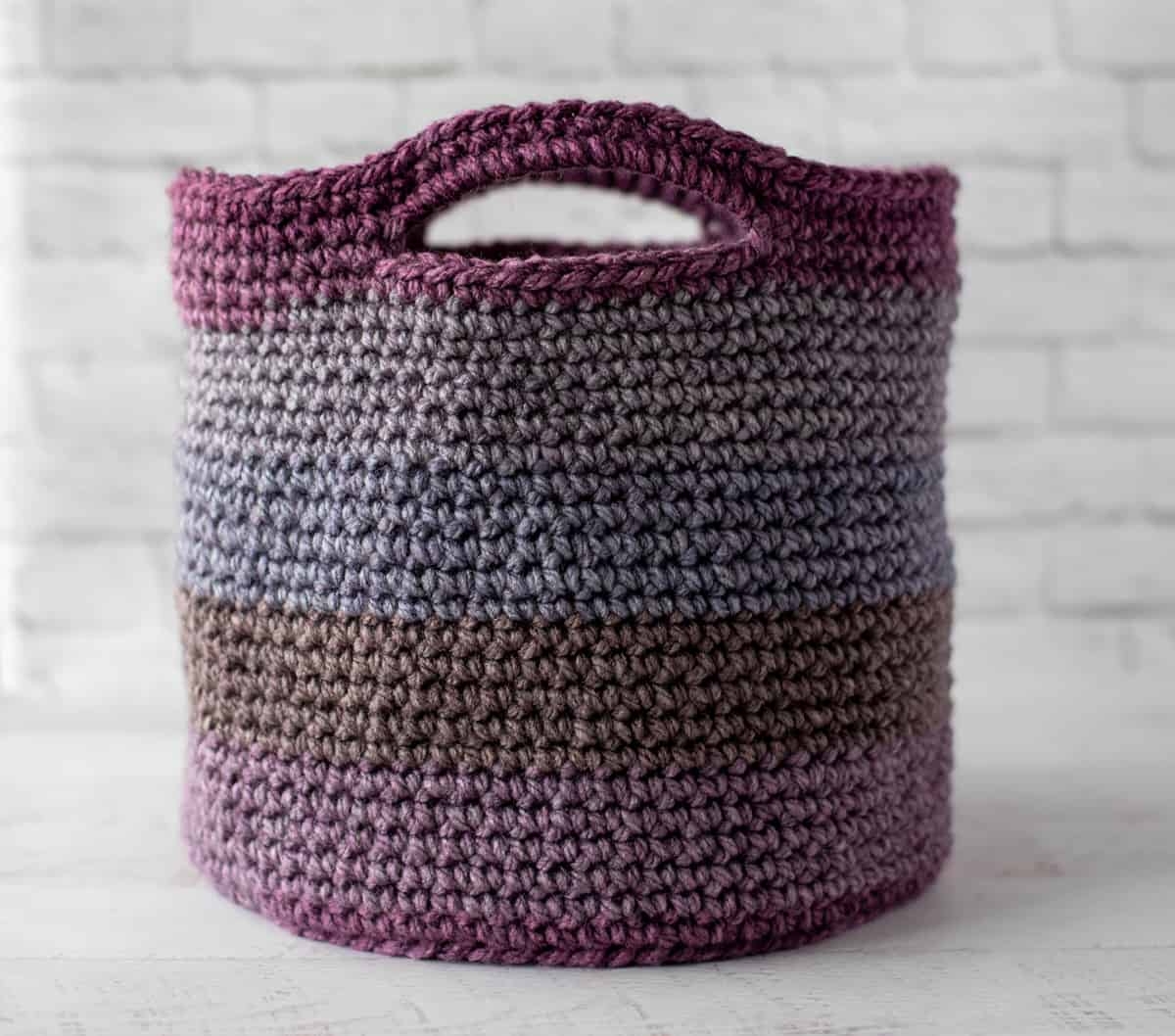 Crochet Basket Tote Crochet 365 Knit Too Crochet Basket Tote Crochet 365 Knit Too