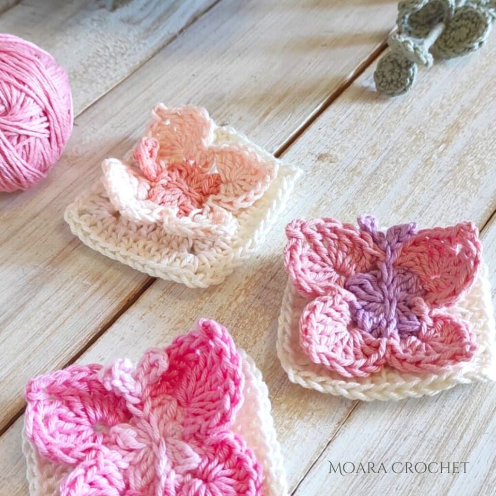 free crochet butterfly pattern