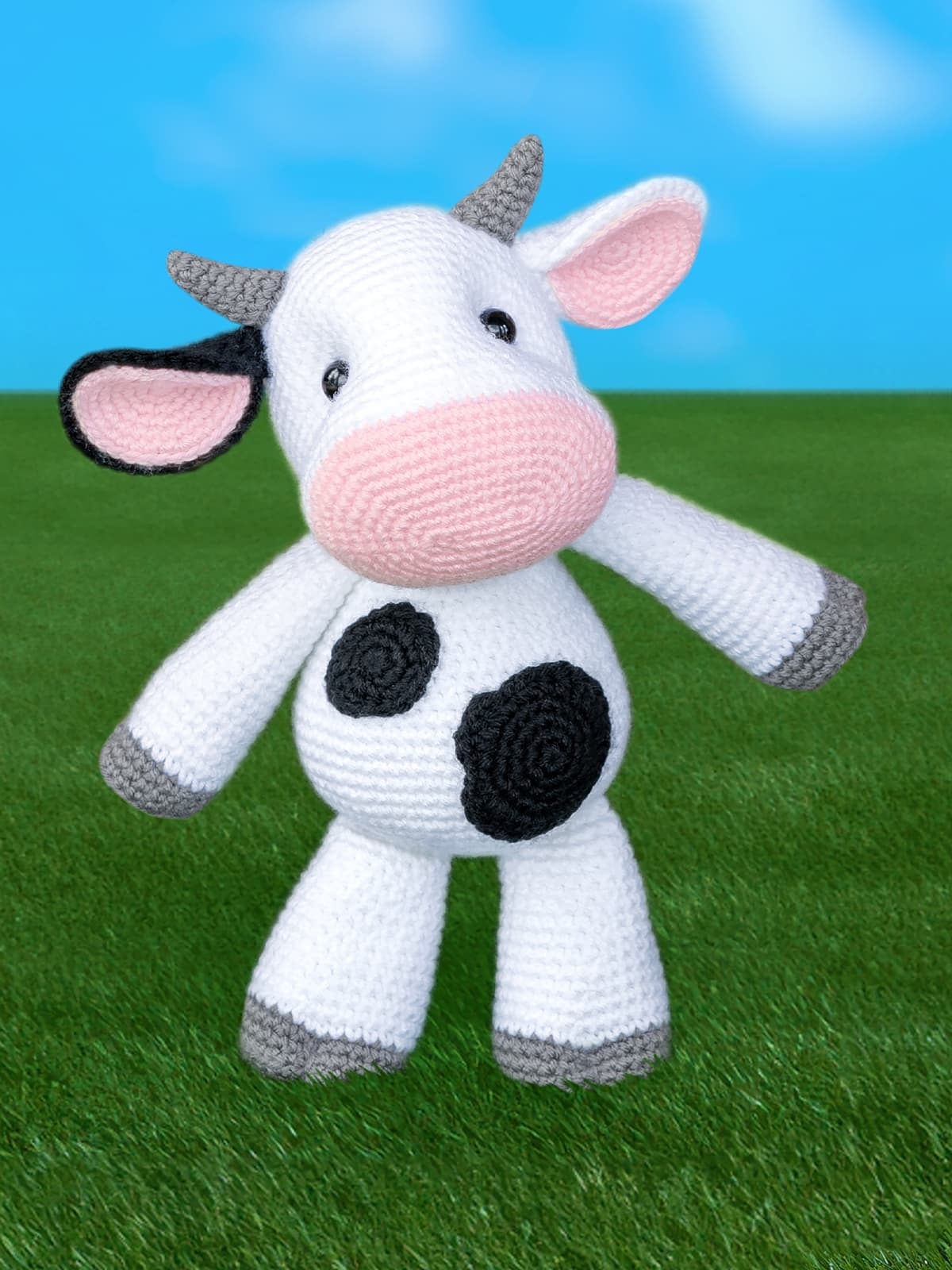 Crochet Cow FREE Pattern Jess Huff Crochet Cow FREE Pattern Jess Huff