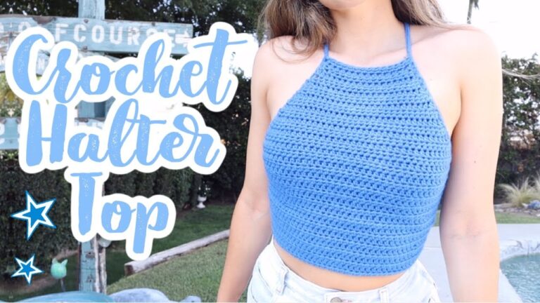 Crochet Halter Top Beginner Friendly Crochet Tutorial Pattern YouTube