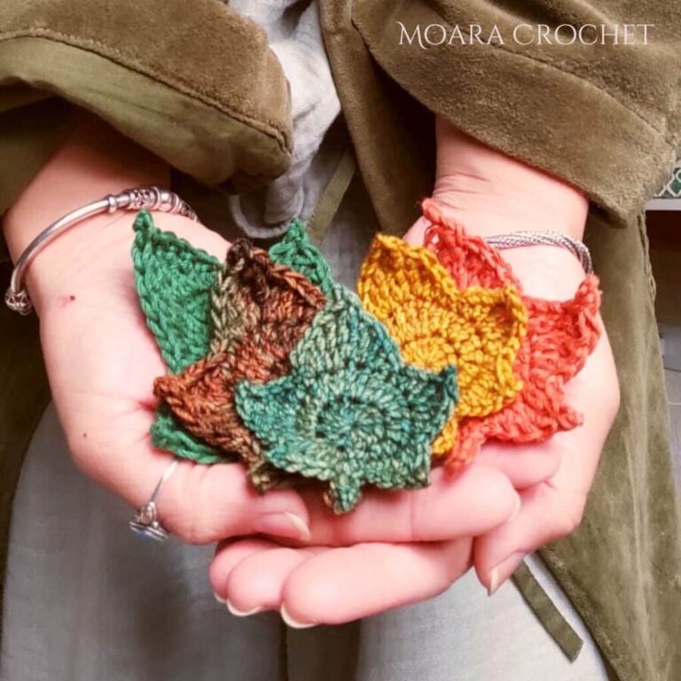 Crochet Maple Leaf Free Pattern 