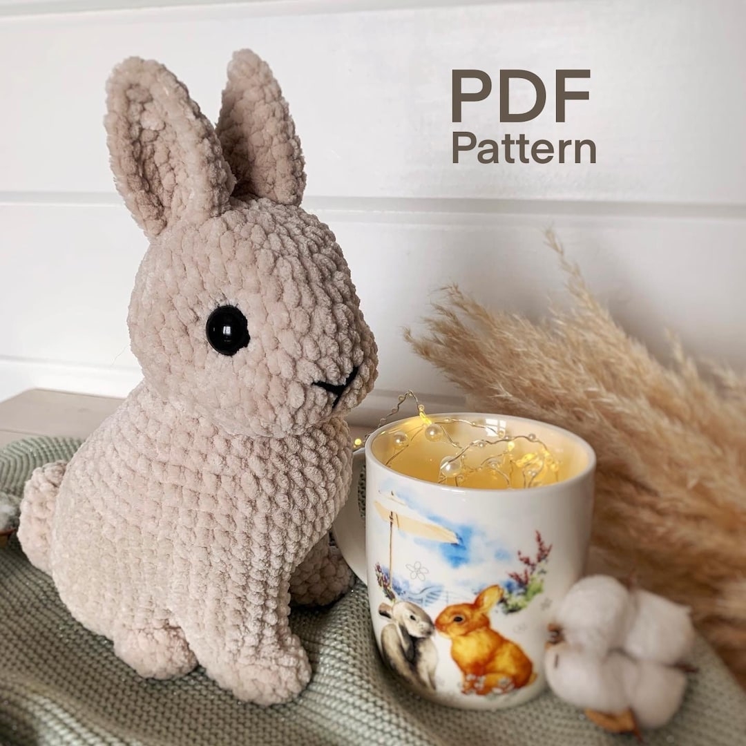 Crochet Pattern Realistic Mini Bunny Rabbit Amigurumi English PDF Tutorial Etsy Crochet Pattern Realistic Mini Bunny Rabbit Amigurumi English PDF Tutorial Etsy