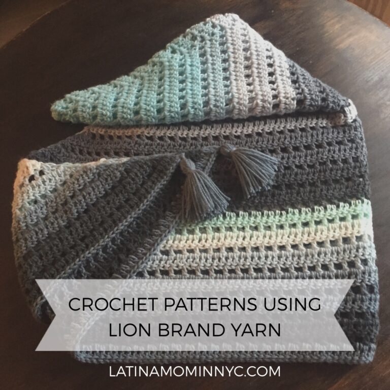 Crochet Patterns Using Lion Brand Yarn Latina Mom In NYC