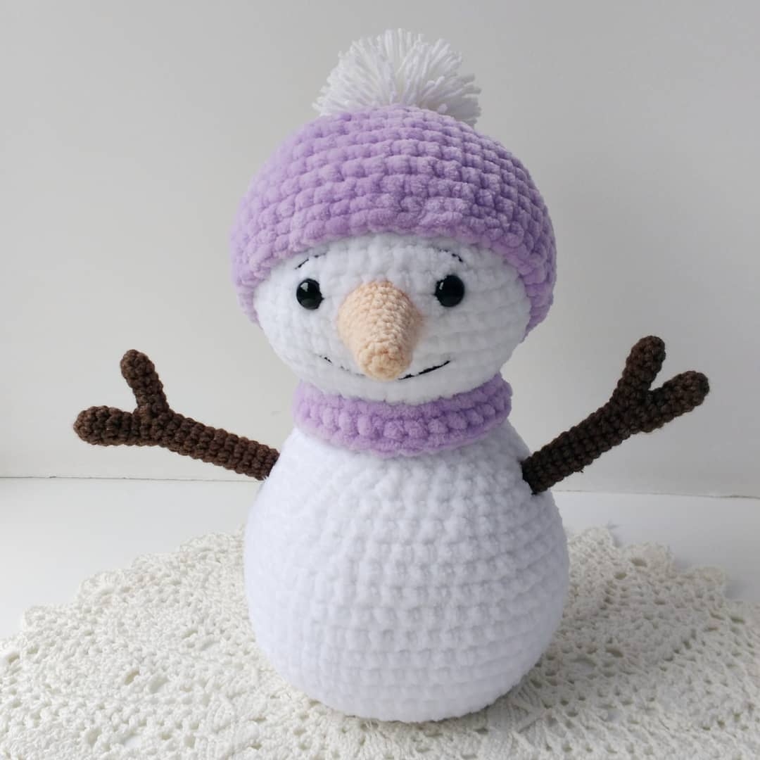 free crochet snowman pattern free crochet snowman pattern