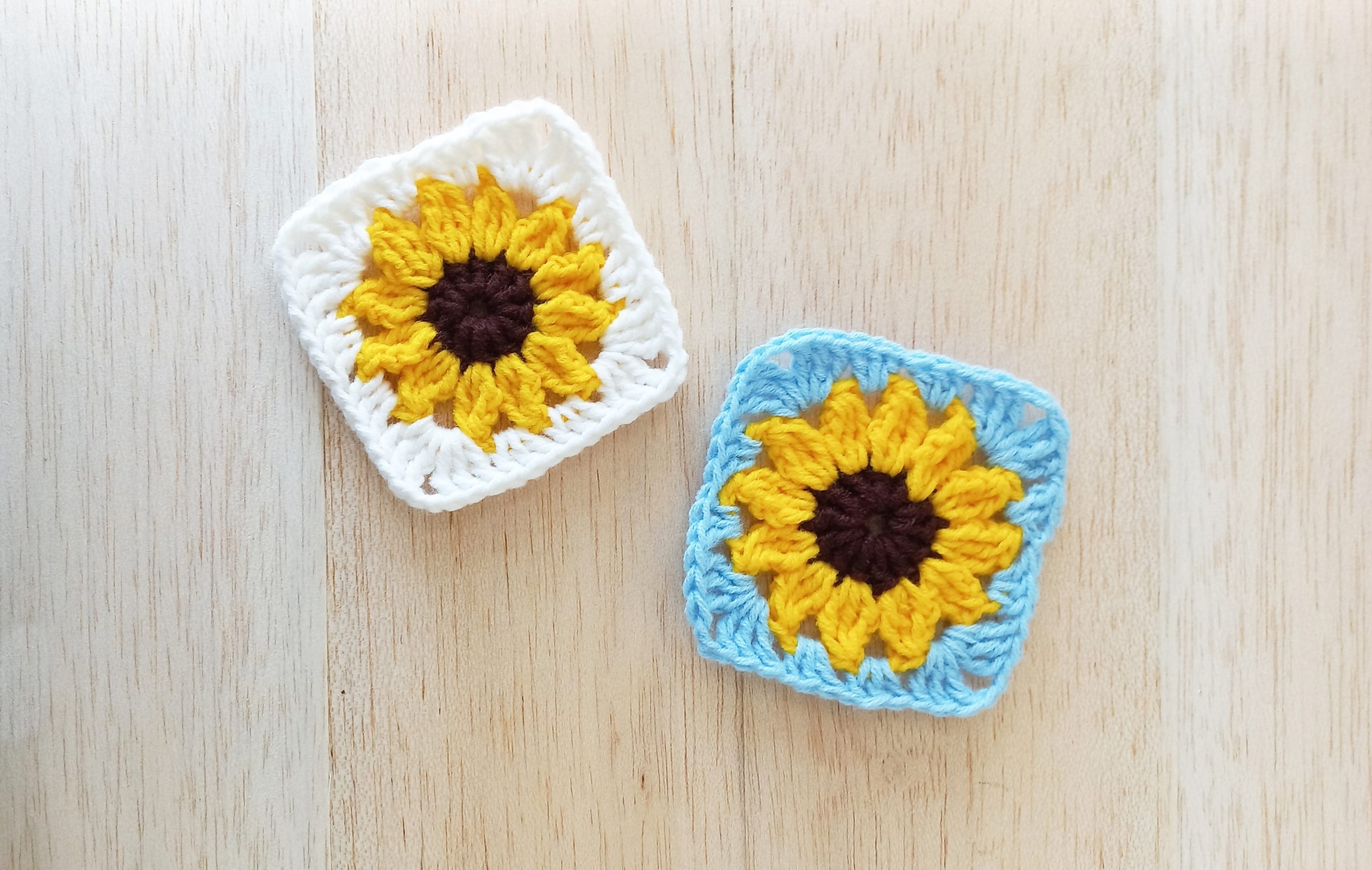 Crocheted Sunflower Granny Square Creative Cynchronicity Crocheted Sunflower Granny Square Creative Cynchronicity