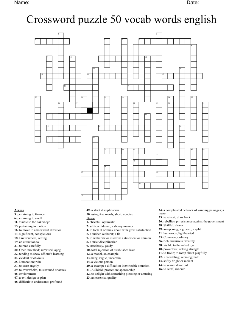 sponsorship crossword puzzle clue