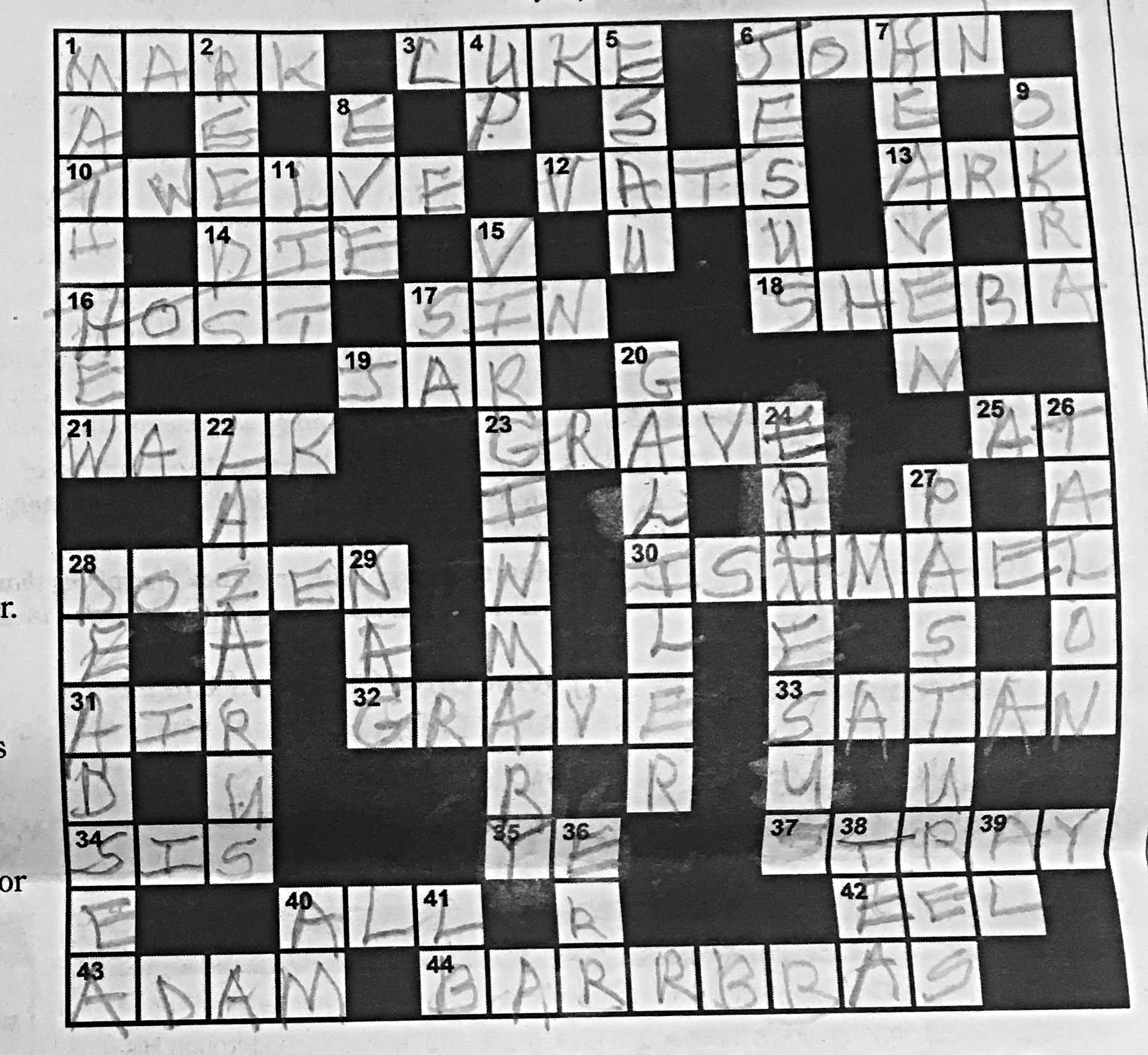 Crossword Puzzle Archives The Christian Chronicle