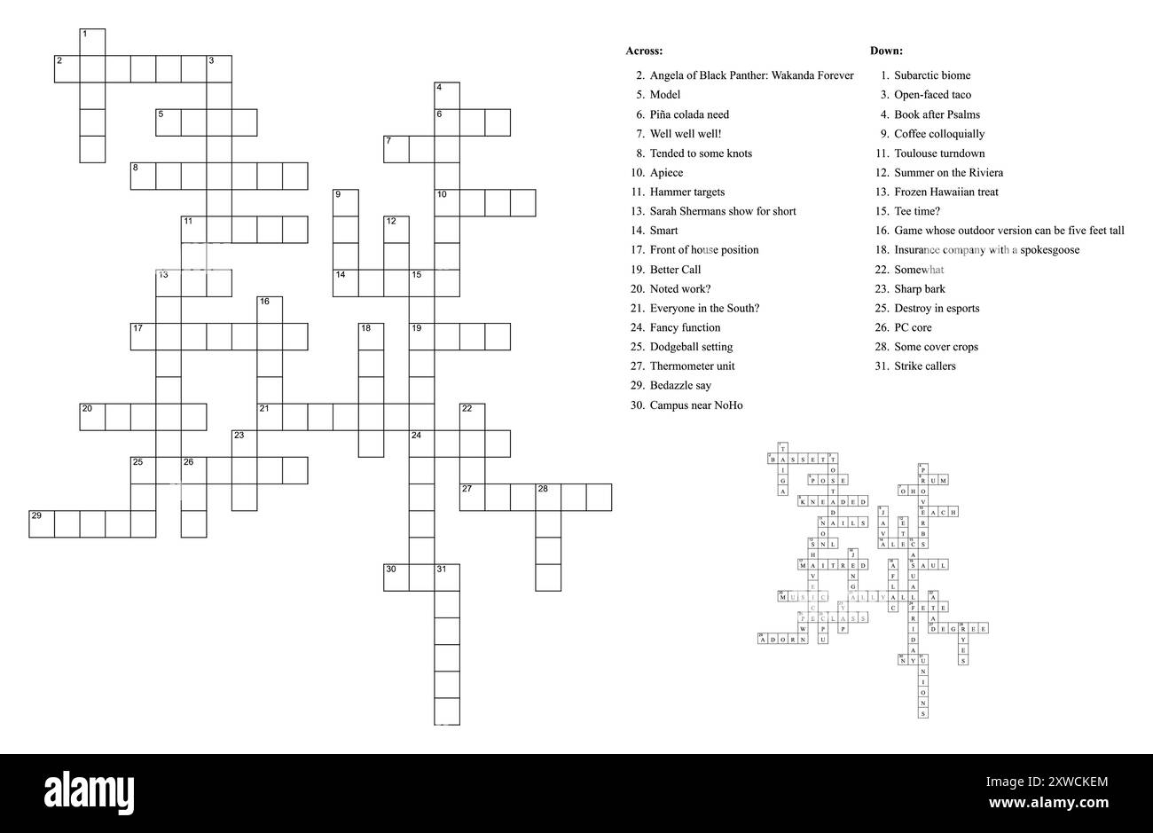 Crossword Puzzle Game With Clues And Solution Stock Vector Image Art Alamy Crossword Puzzle Game With Clues And Solution Stock Vector Image Art Alamy
