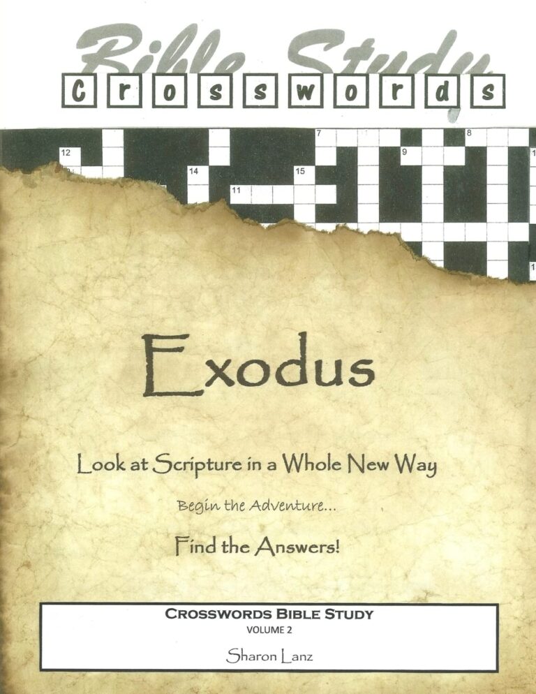 Crosswords Bible Study Exodus Lanz Sharon 9781496177148 Amazon Books