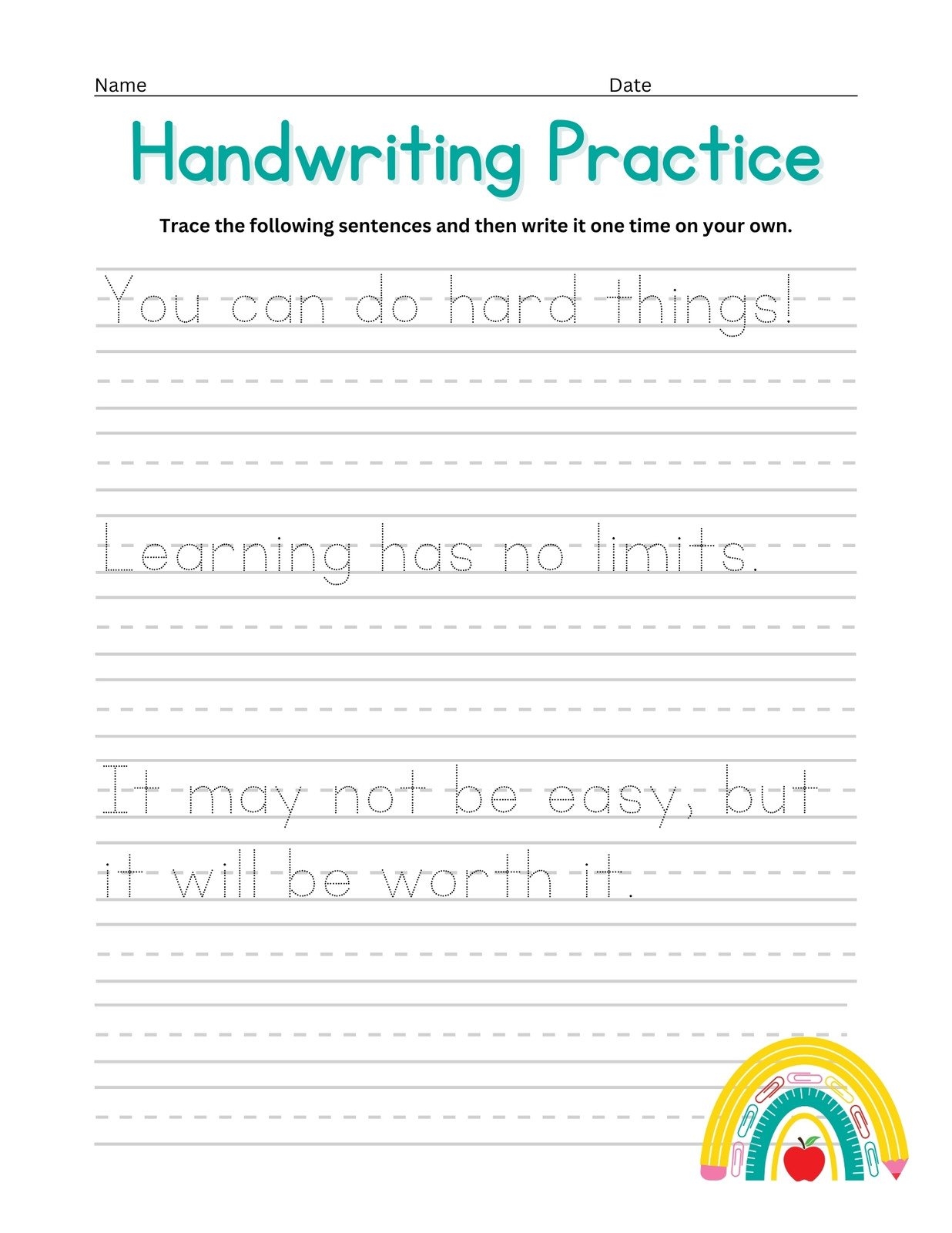 Customize 130 Handwriting Practice Worksheets Templates Online Canva Customize 130 Handwriting Practice Worksheets Templates Online Canva